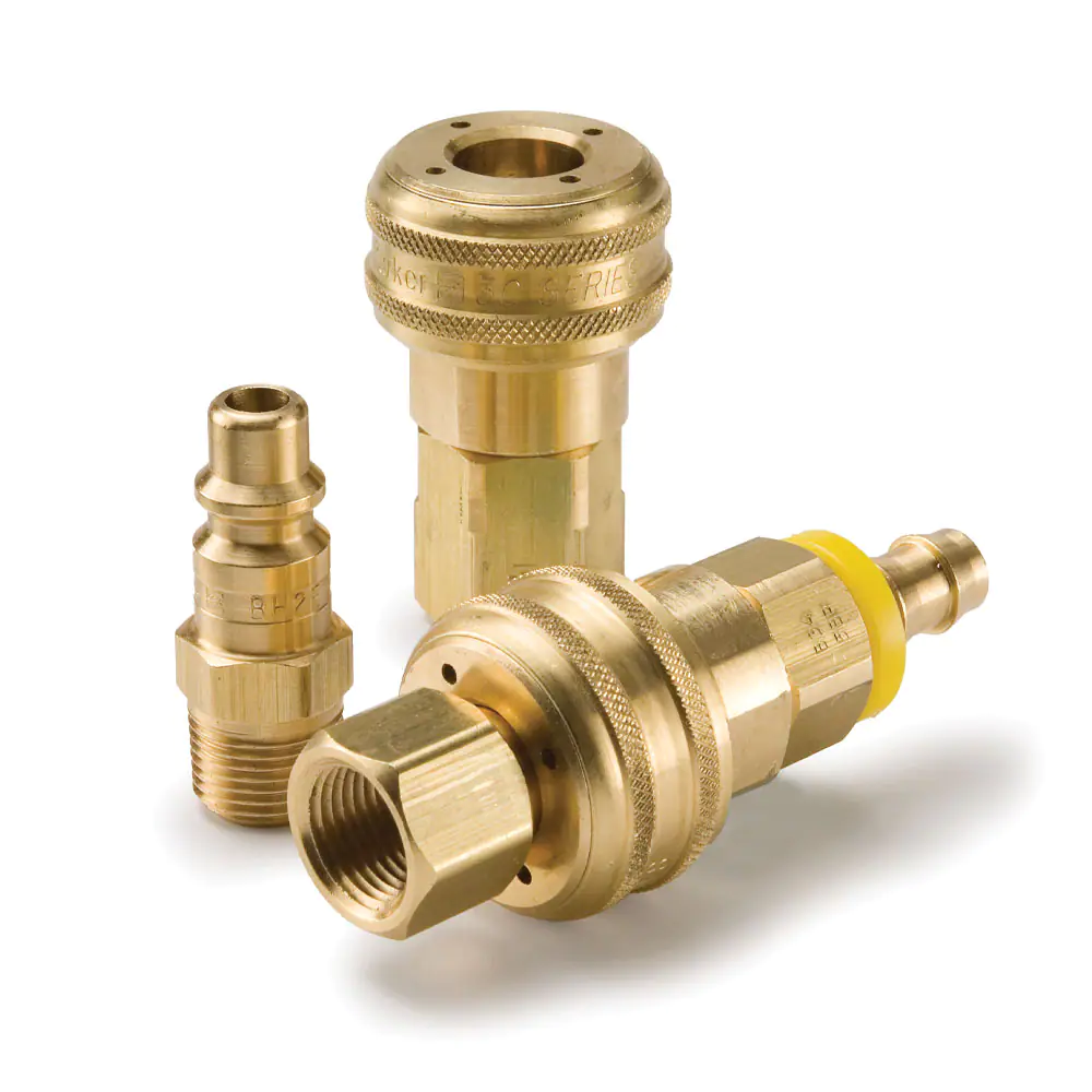 Parker30系列快換陰接頭 - 快速連接空氣軟管以及工具的快換接頭，用于氣動，空氣應用，工業(yè)互換型