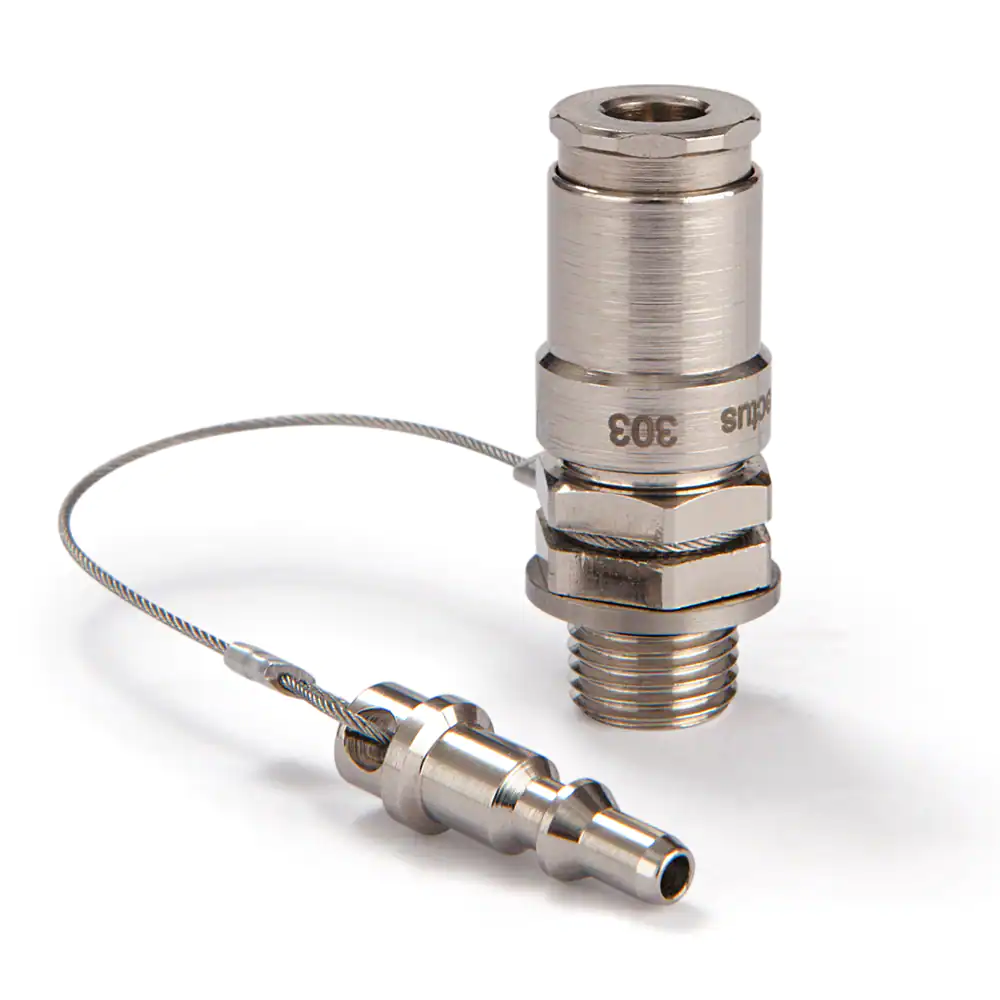 派克303系列快換接頭，符合ISO 6150 C 外形設(shè)計(jì)，用于鐵路應(yīng)用