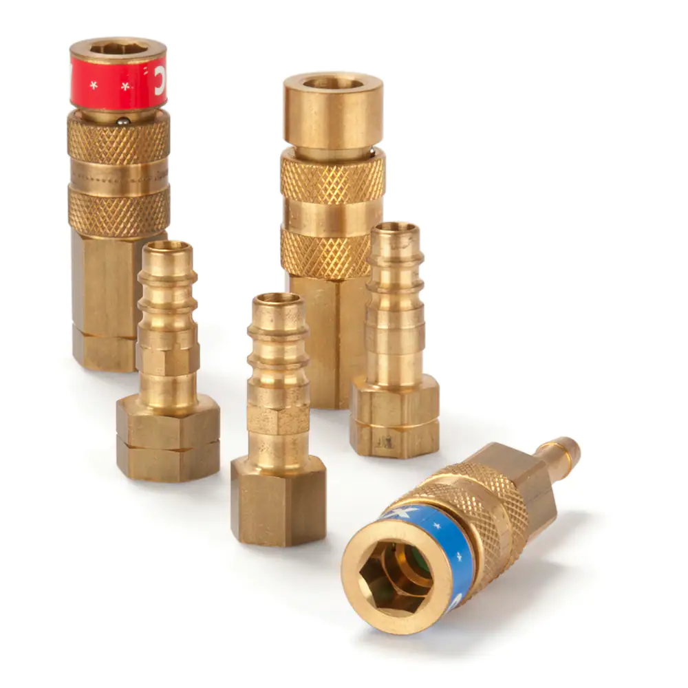 派克65-67 系列，帶標(biāo)識(shí)系統(tǒng)的快換，專為燃?xì)庖约把鯕鈶?yīng)用而設(shè)計(jì)