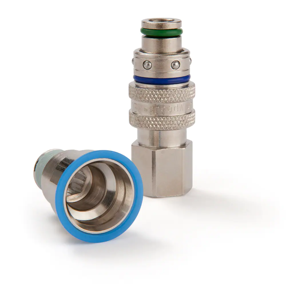 派克608/612系列快換接頭，符合法國(guó)標(biāo)準(zhǔn)結(jié)構(gòu)